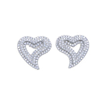 Load image into Gallery viewer, 3D Heart Studs