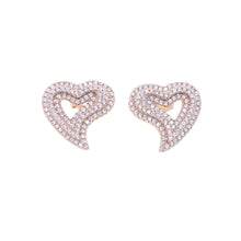 Load image into Gallery viewer, 3D Heart Studs
